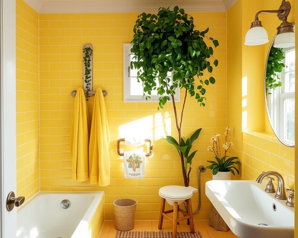 Bright Yellow Bathroom Decor Ideas for Your Home