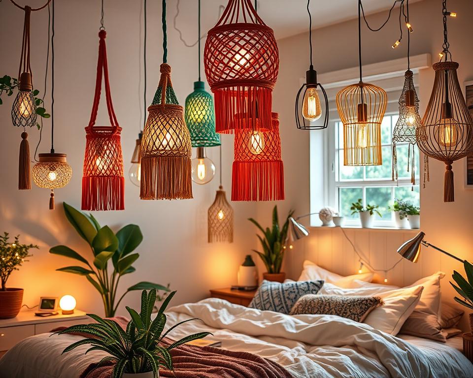 boho modern lighting