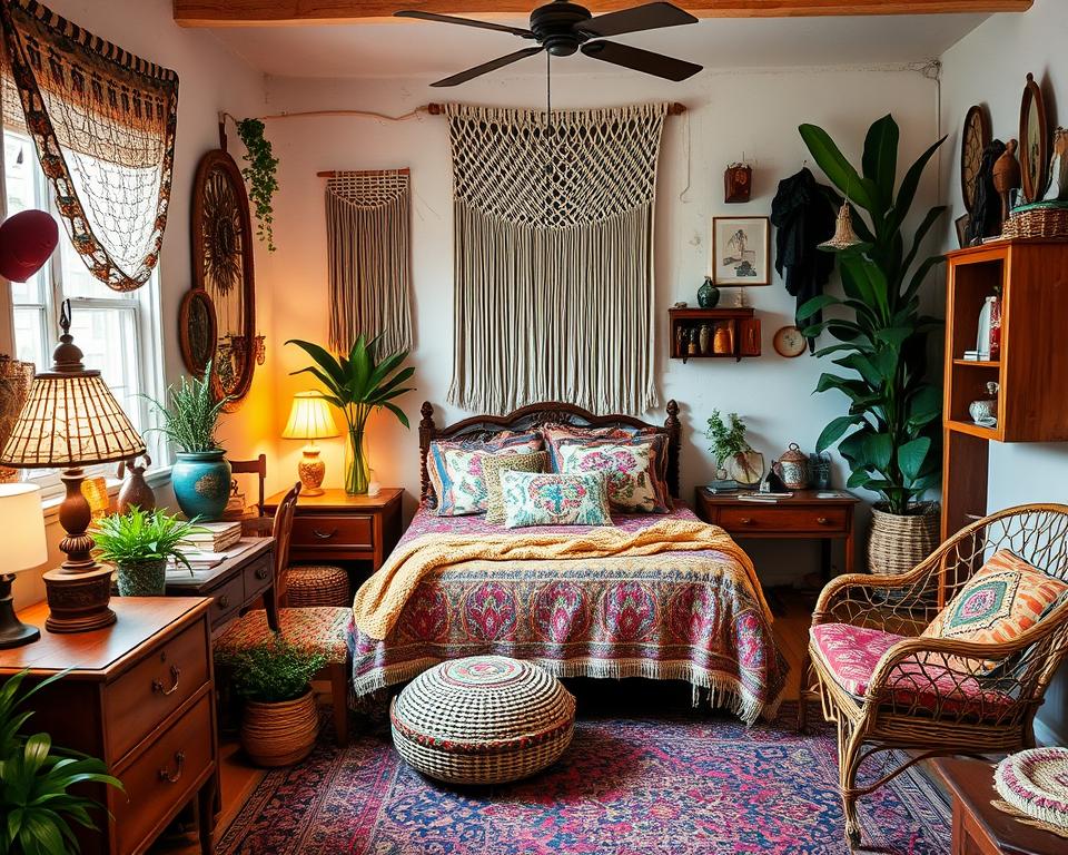 boho vintage decor