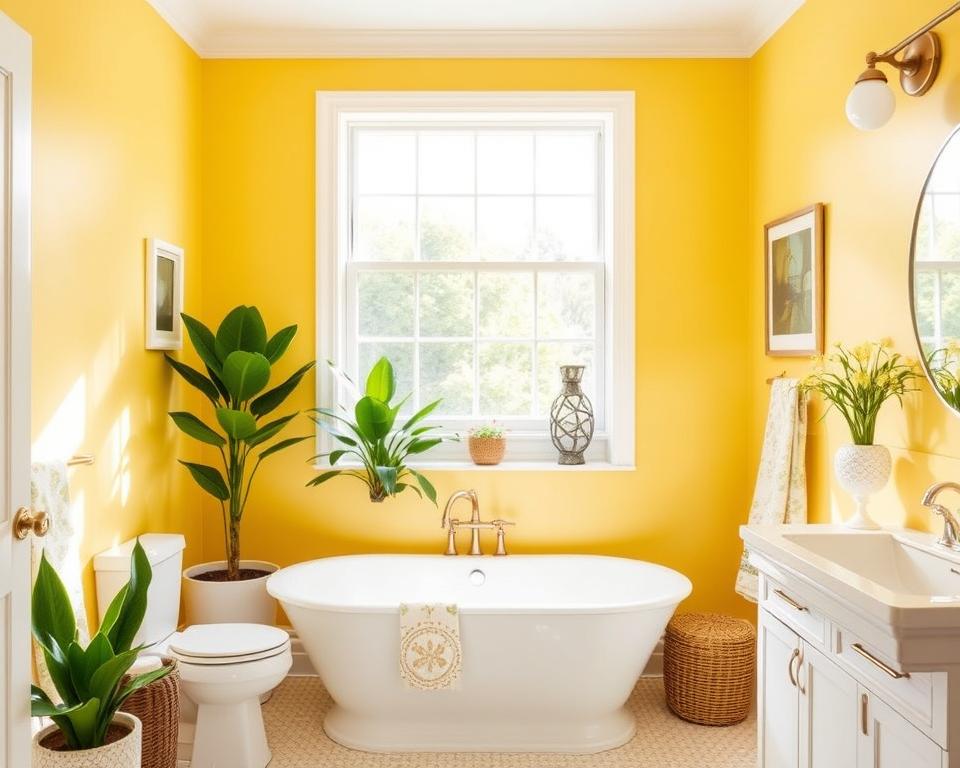 yellow bathroom design inspiration